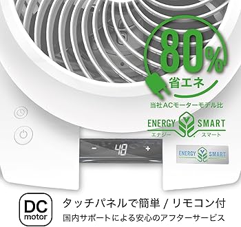 Amazon | ボルネード サーキュレーター DCモーター 35畳 静音